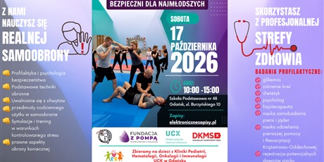 Powiększ grafikę: Plakat o samoobronie i program wydarzenia - taki sam jak w treści wydarzenia.